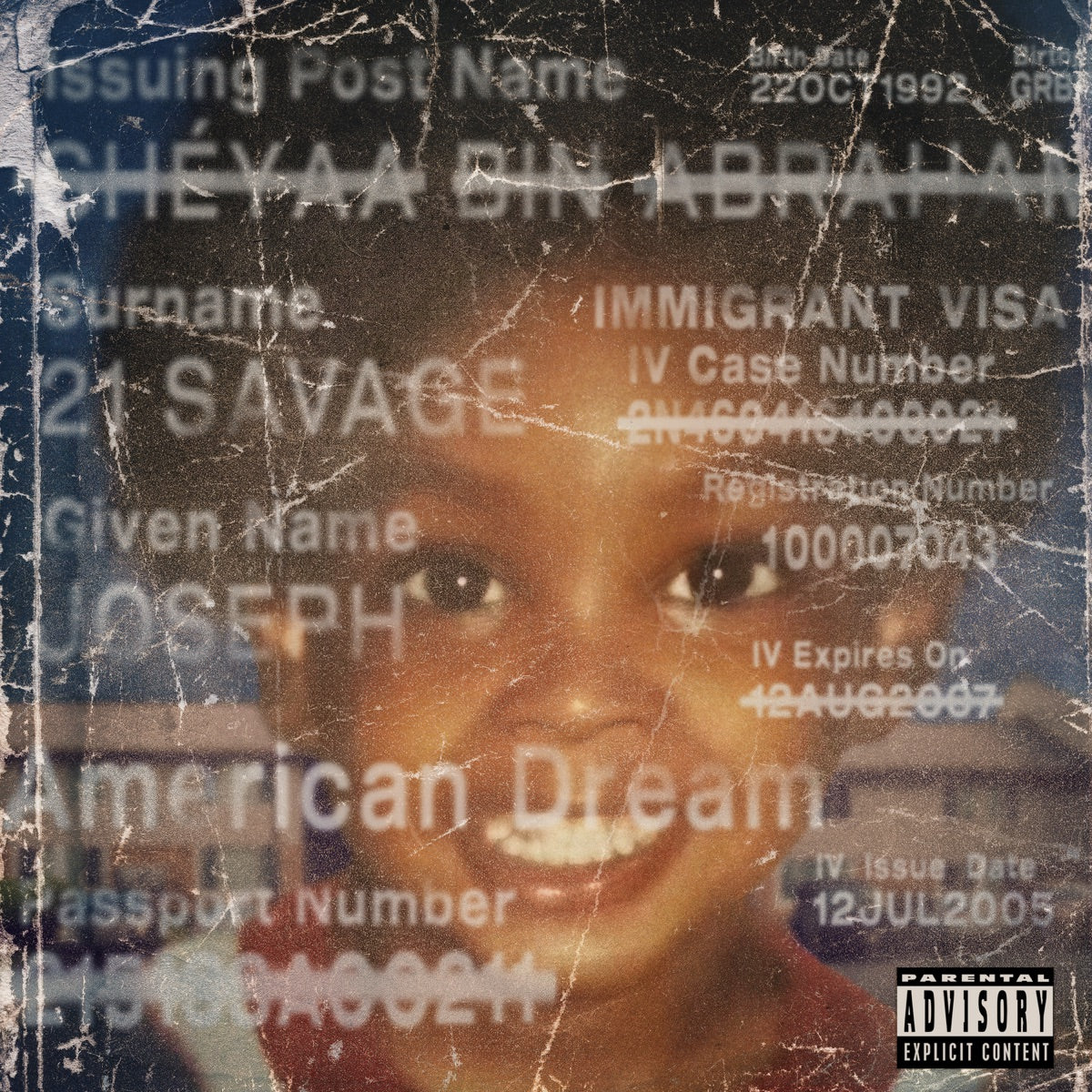 21 Savage AMERICAN DREAM Album Poster