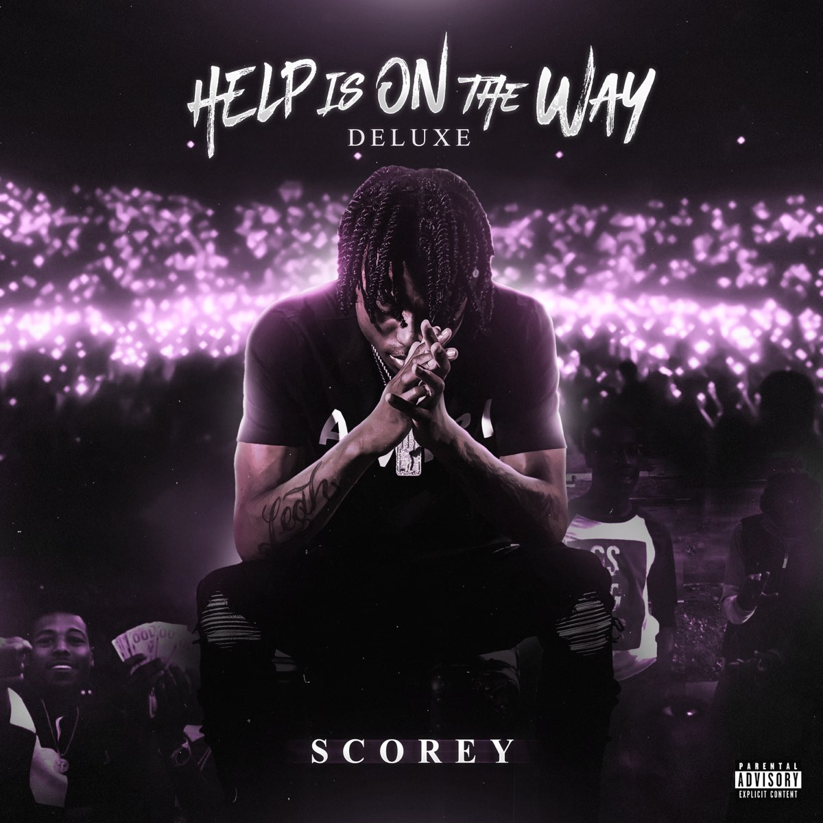 Scorey HELP IS ON THE WAY (DELUXE) Album Poster