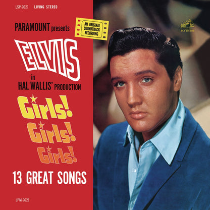 Elvis Presley GIRLS! GIRLS! GIRLS! Album Poster
