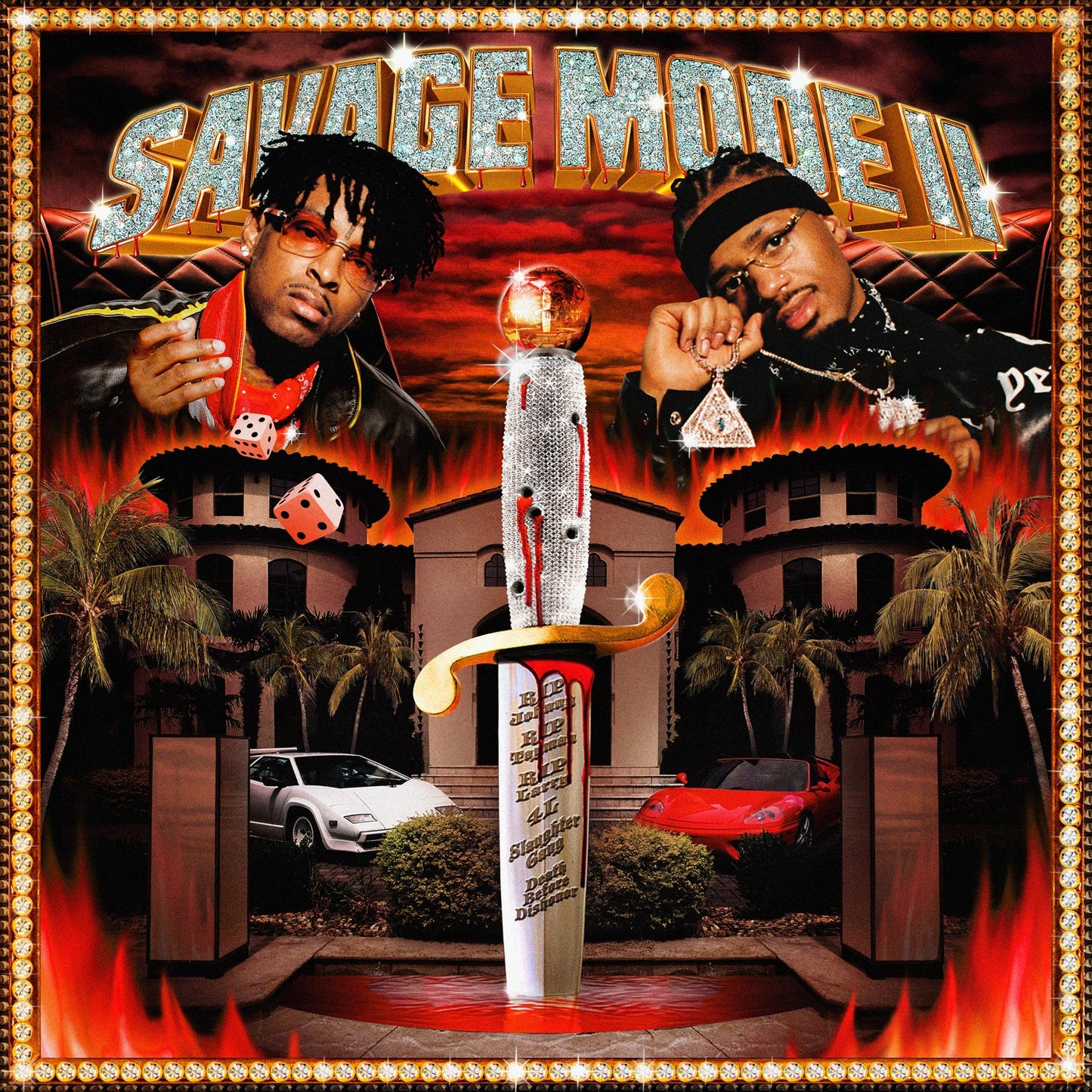21 Savage & Metro Boomin SAVAGE MODE II Album Poster