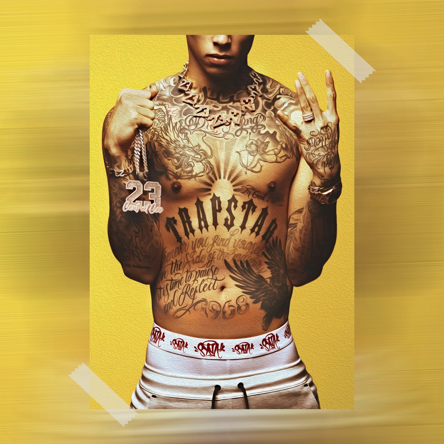 Central Cee 23 Album Poster - rsdesignstudio