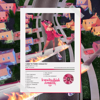 Tate Mcrae I Used To Think I Could Fly Album Poster - rsdesignstudio