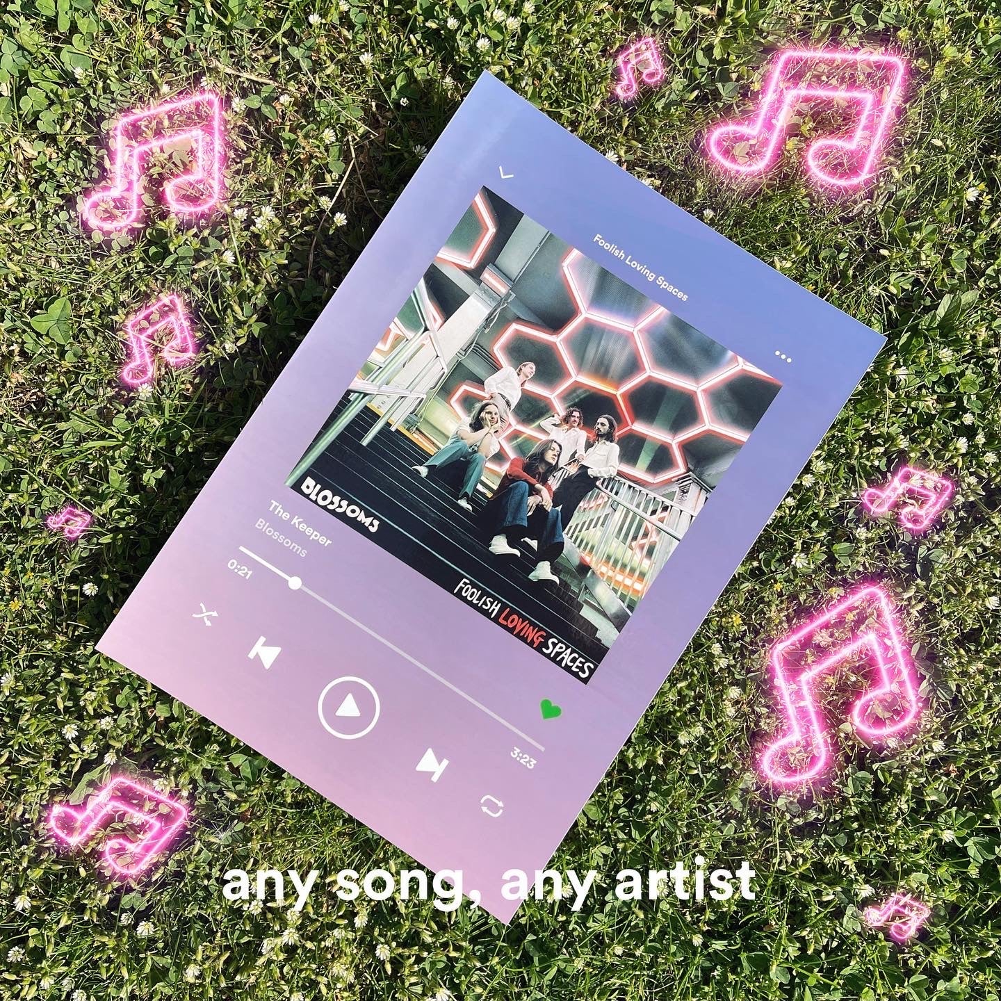 Custom Spotify Song Poster - rsdesignstudio