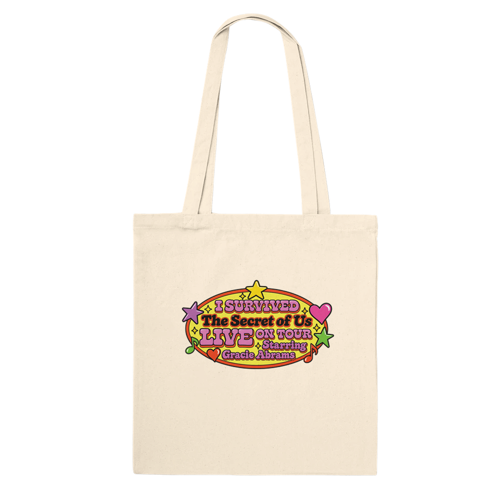 Gracie Abrams THE SECRET OF US TOUR Tote Bag