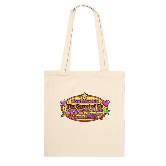 Gracie Abrams THE SECRET OF US TOUR Tote Bag