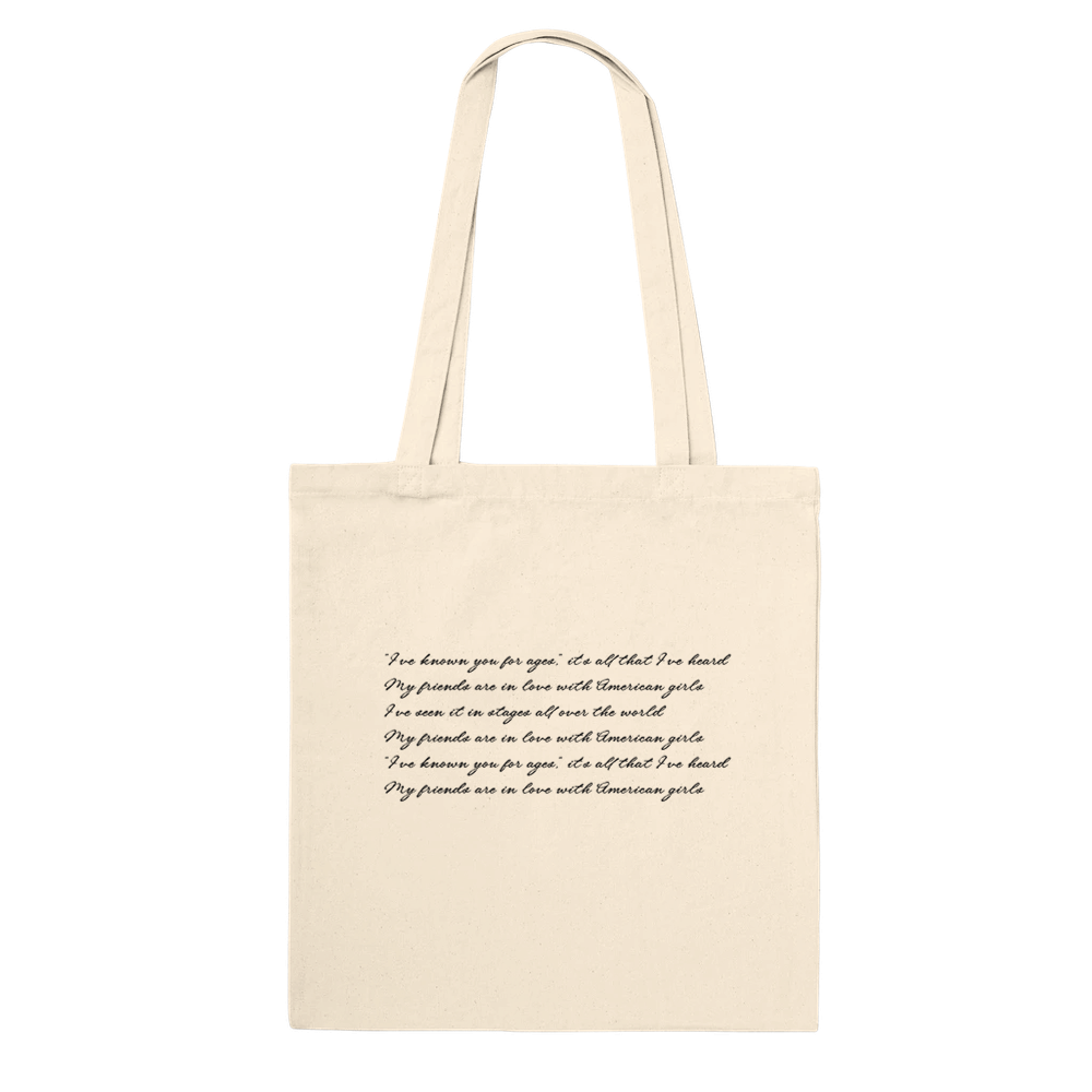 Harry Styles AMERICAN GIRLS Tote Bag