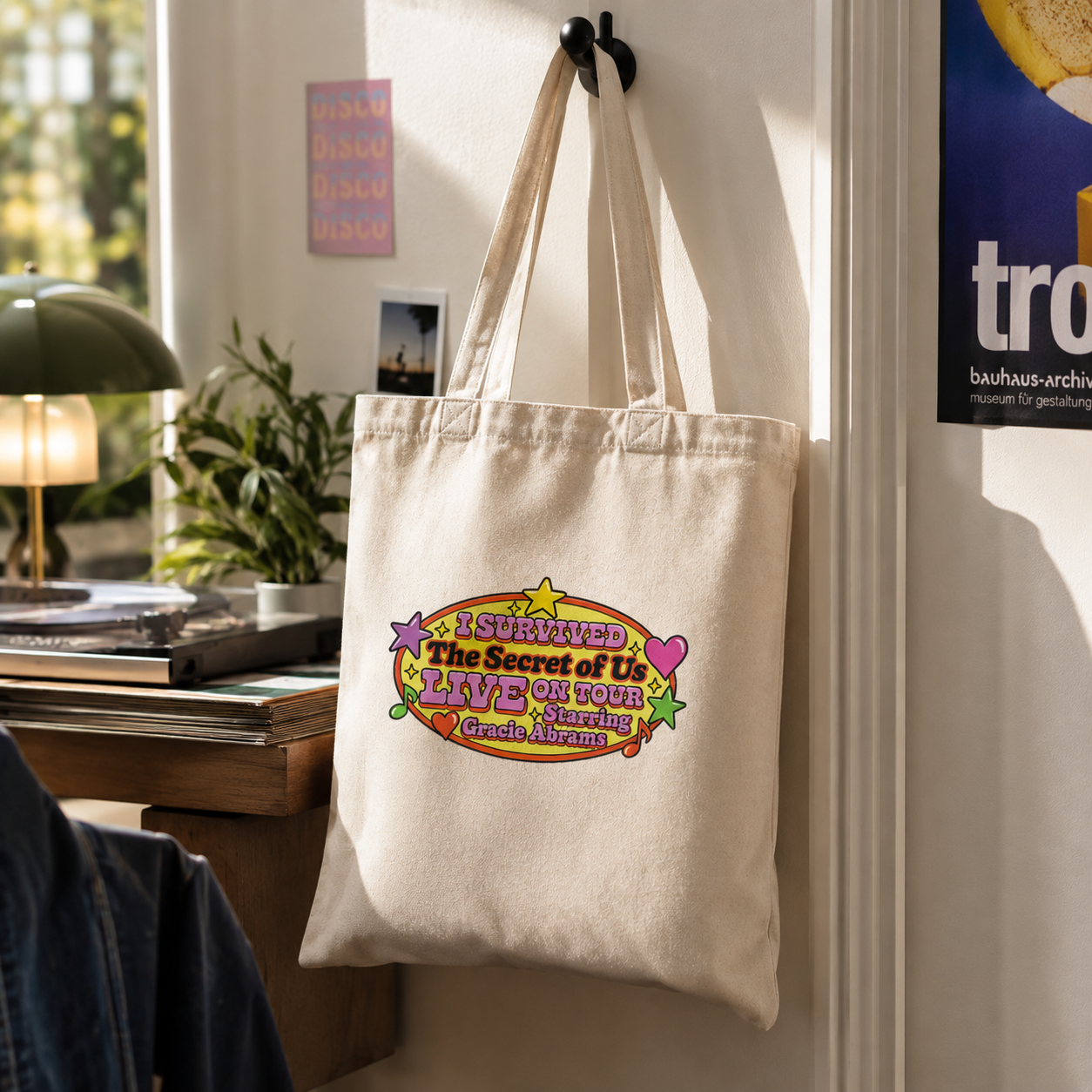 Gracie Abrams THE SECRET OF US TOUR Tote Bag