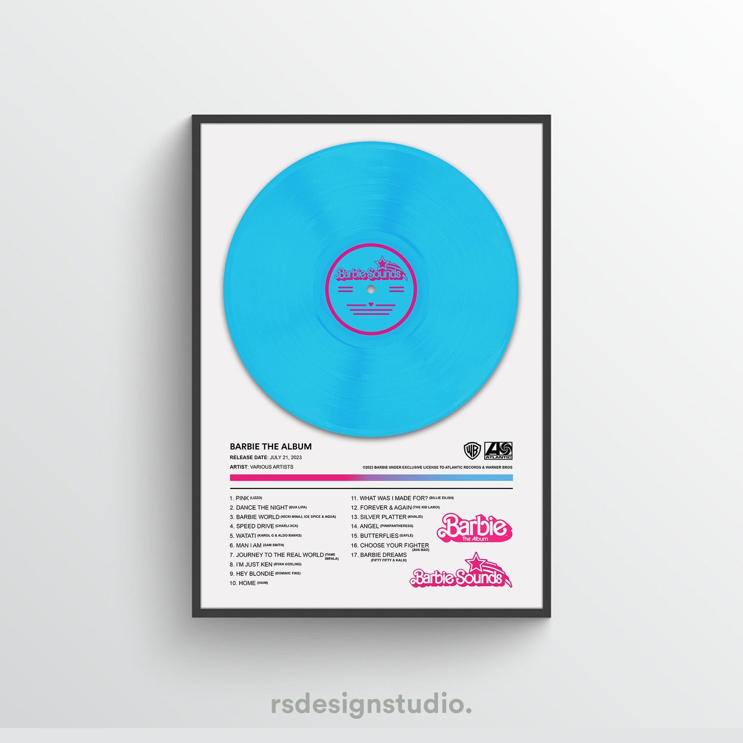 BARBIE THE ALBUM Vinyl Poster