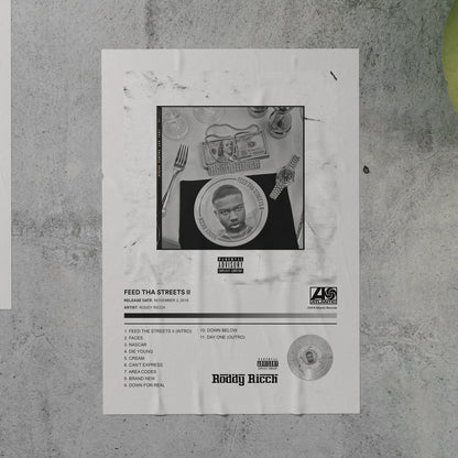 Roddy Ricch FEED THA STREETS II Album Poster