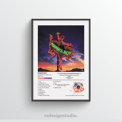 LANY Mama's Boy Album Poster - rsdesignstudio