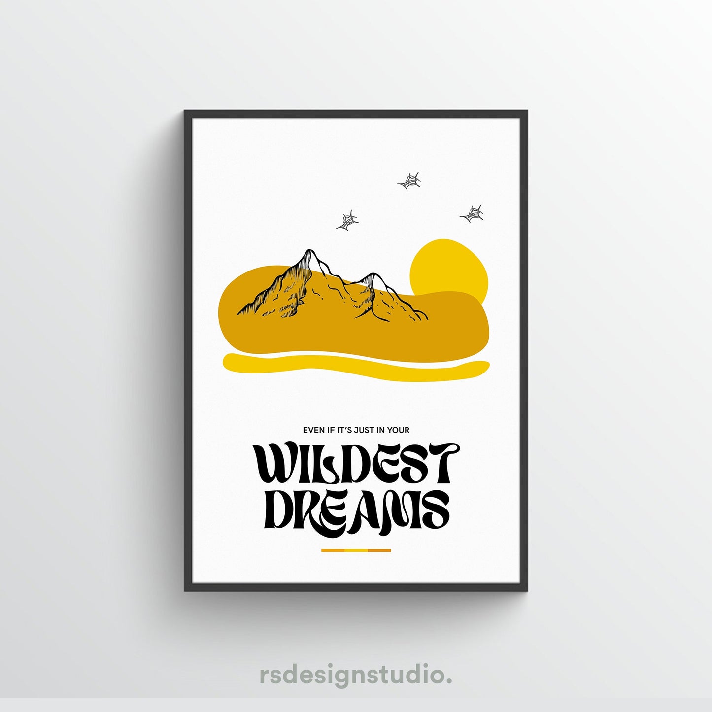 Taylor Swift WILDEST DREAMS Lyric Poster