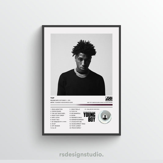 Youngboy Never Broke Again TOP Album Poster