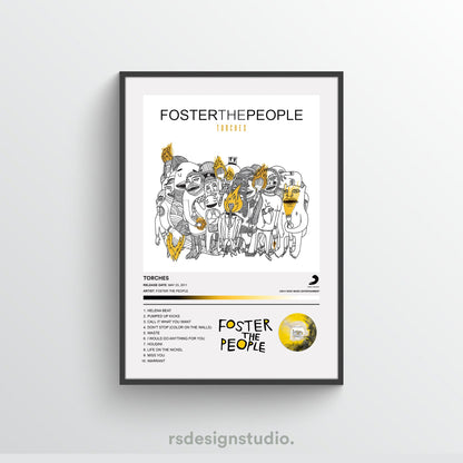 Foster The People TORCHES Album Poster
