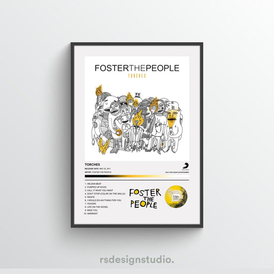 Foster The People TORCHES Album Poster