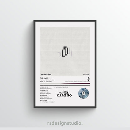 The Band Camino THE DARK Album Poster