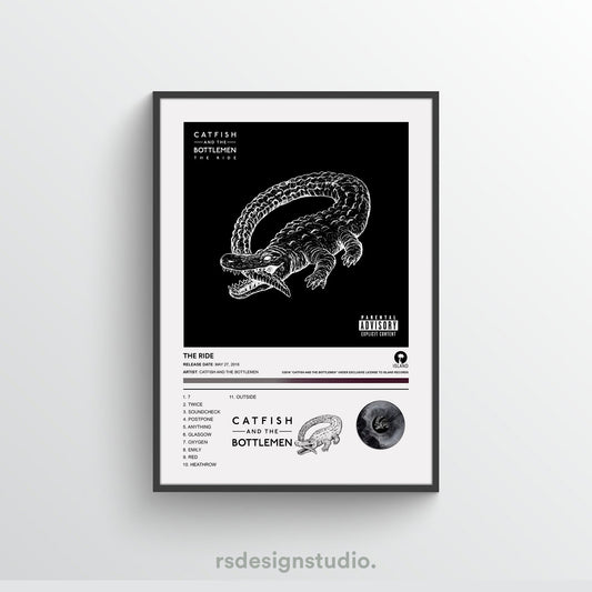 Catfish And The Bottlemen THE RIDE Album Poster