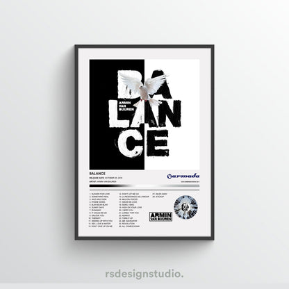 Armin Van Buuren BALANCE Album Poster
