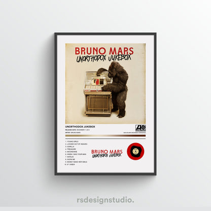 Bruno Mars UNORTHODOX JUKEBOX Album Poster