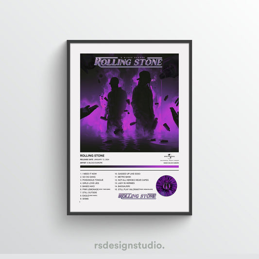 D-Block Europe ROLLING STONE Album Poster