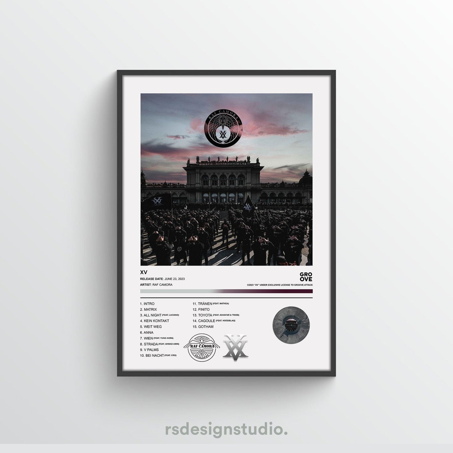 RAF Camora XV Album Poster