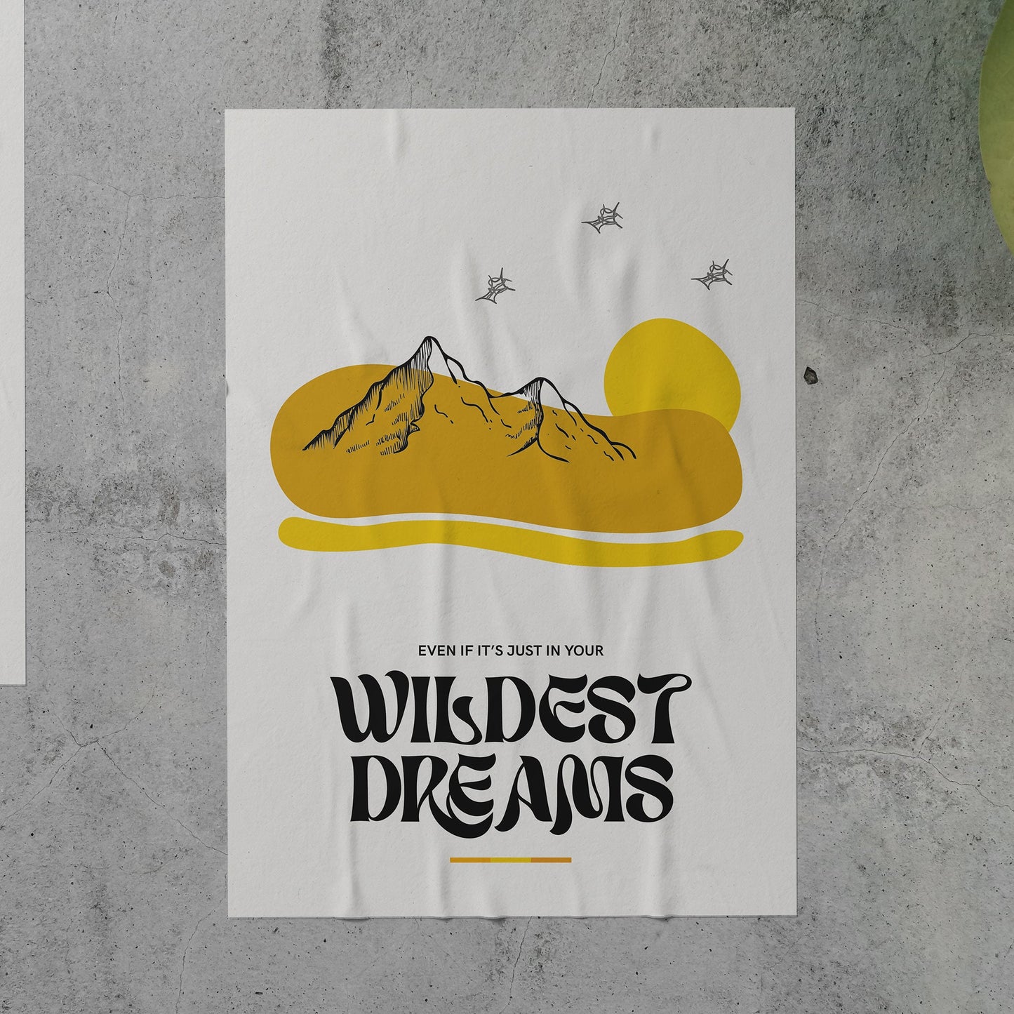 Taylor Swift WILDEST DREAMS Lyric Poster