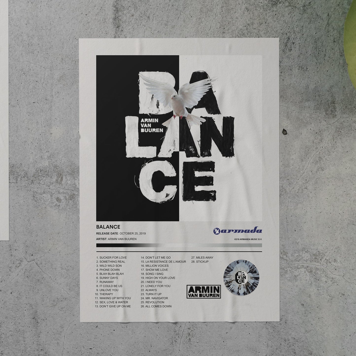 Armin Van Buuren BALANCE Album Poster
