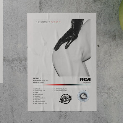 The Strokes IS THIS IT Album Poster