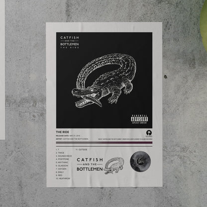 Catfish And The Bottlemen THE RIDE Album Poster