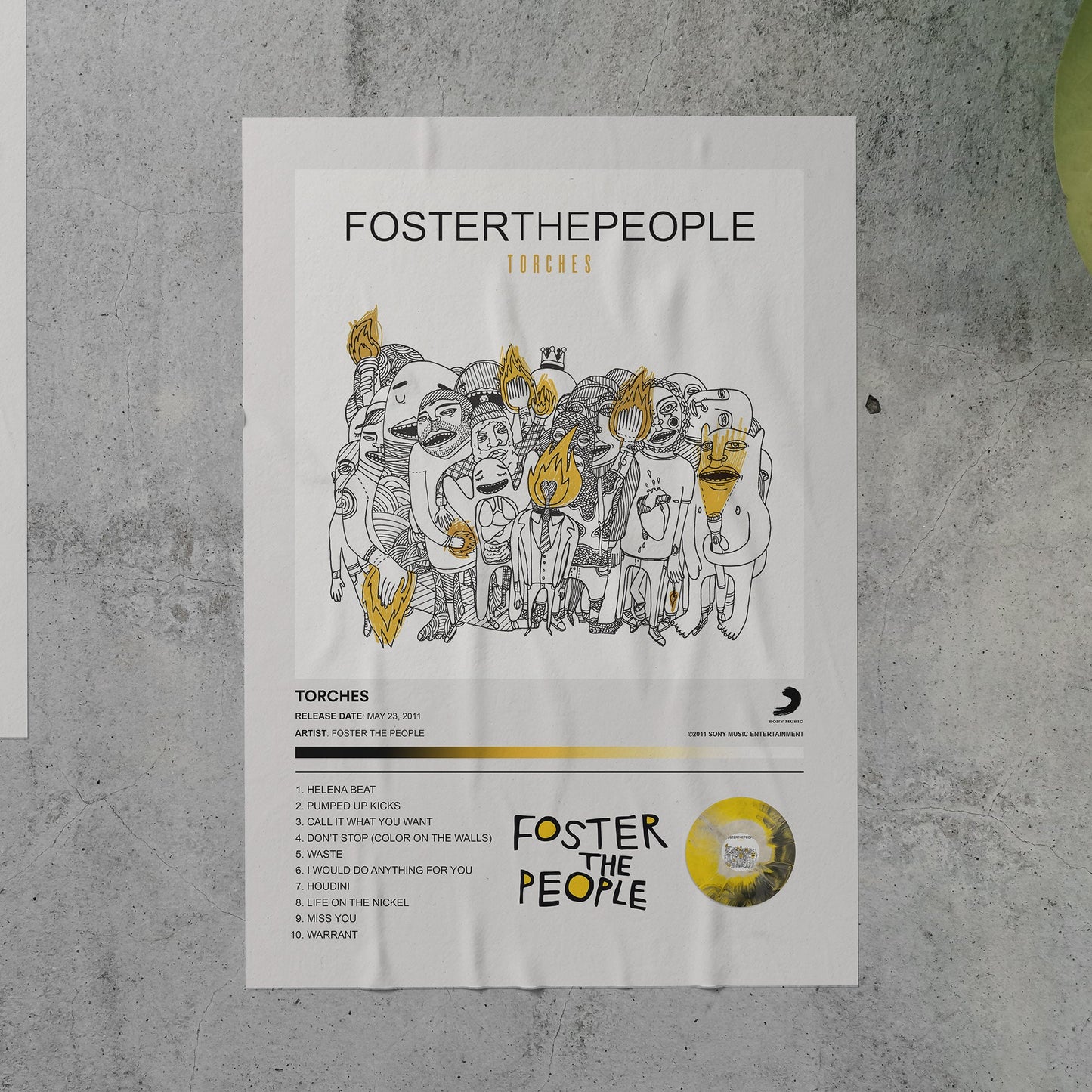 Foster The People TORCHES Album Poster