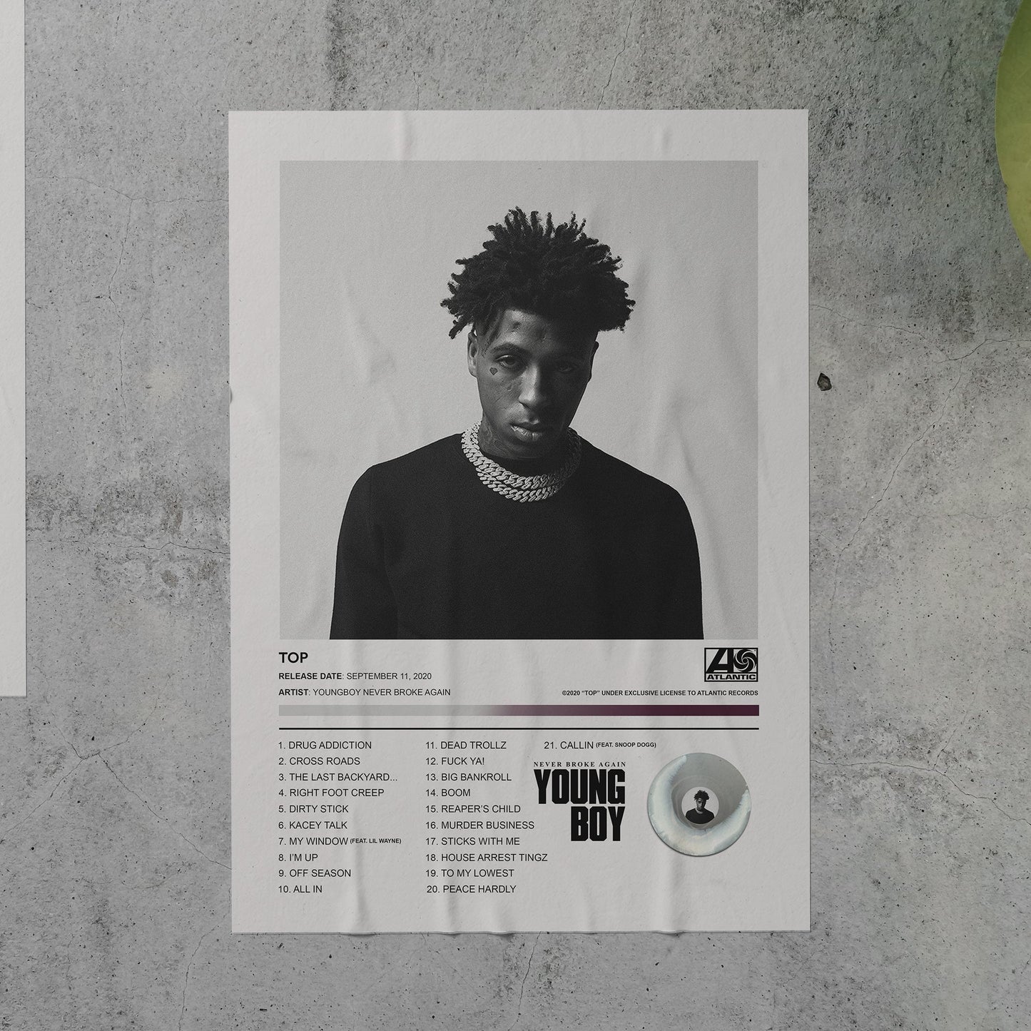 Youngboy Never Broke Again TOP Album Poster