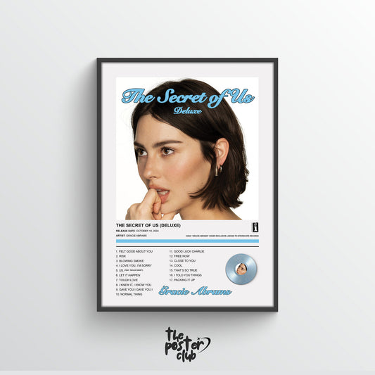 Gracie Abrams THE SECRET OF US (DELUXE) Album Poster