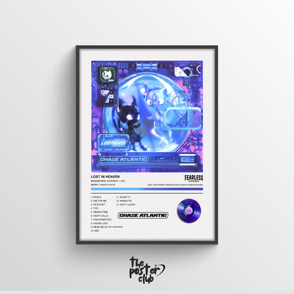 Chase Atlantic LOST IN HEAVEN Album Poster