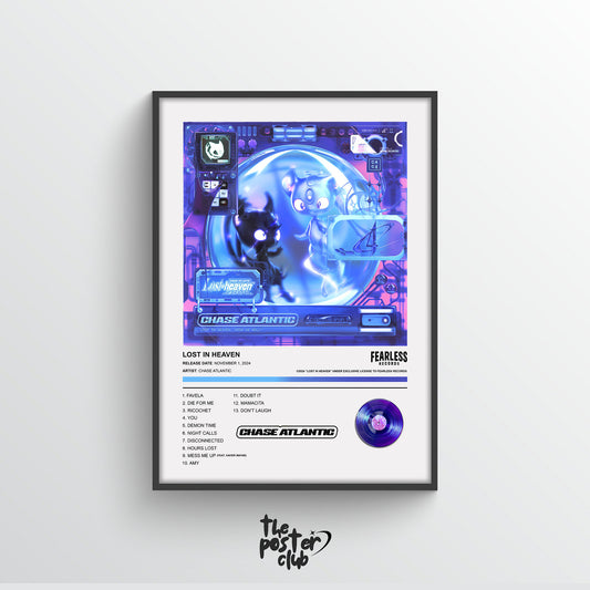 Chase Atlantic LOST IN HEAVEN Album Poster
