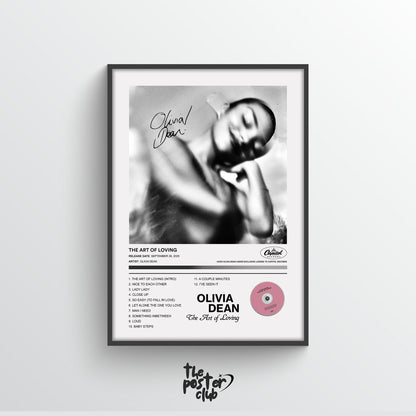 Olivia Dean THE ART OF LOVING Album Poster