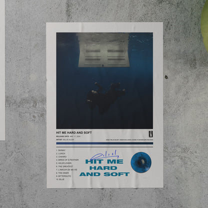 Billie Eilish HIT ME HARD AND SOFT Album Poster