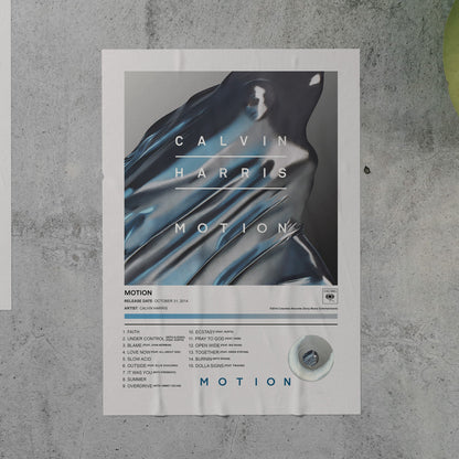 Calvin Harris MOTION Album Poster