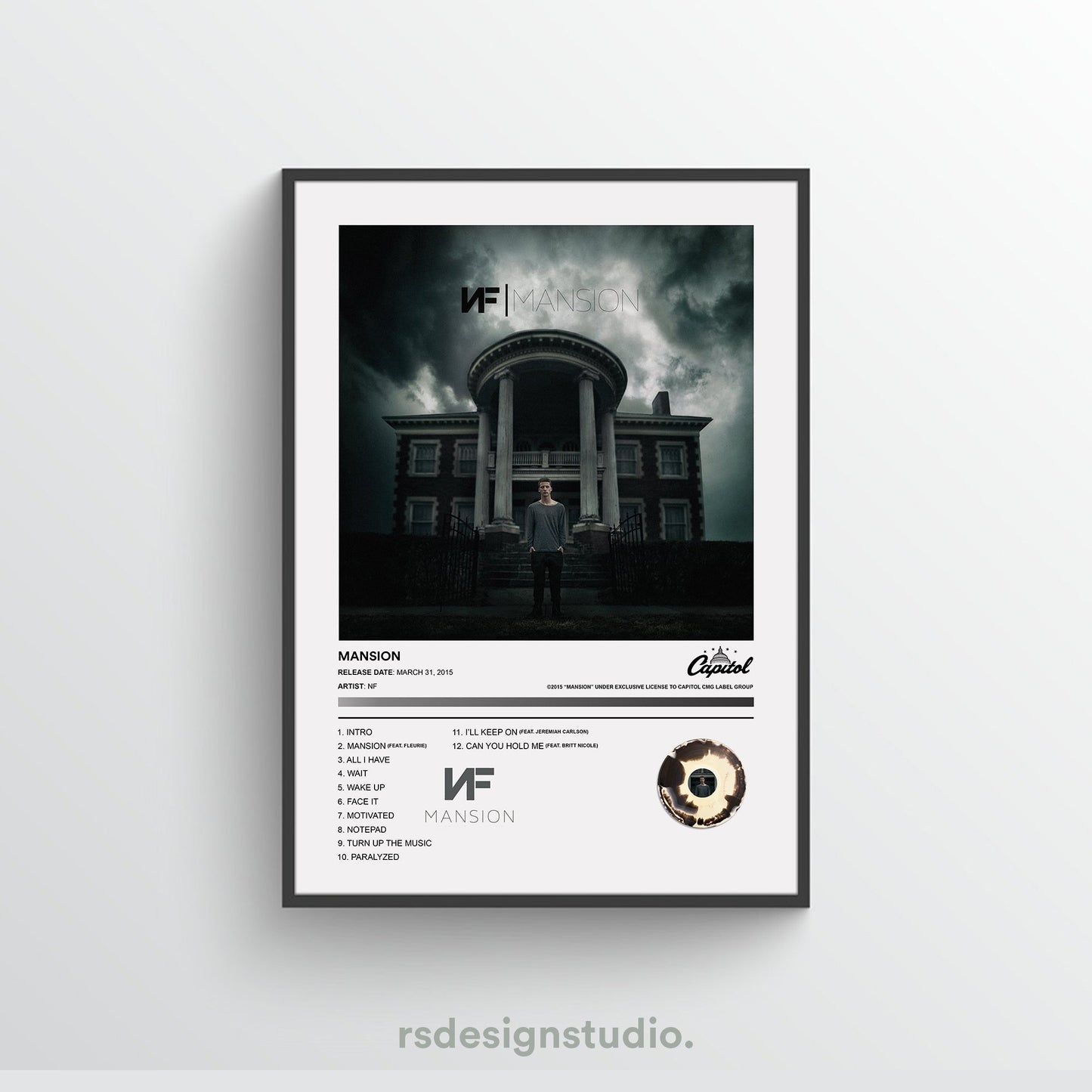 NF MANSION Album Poster