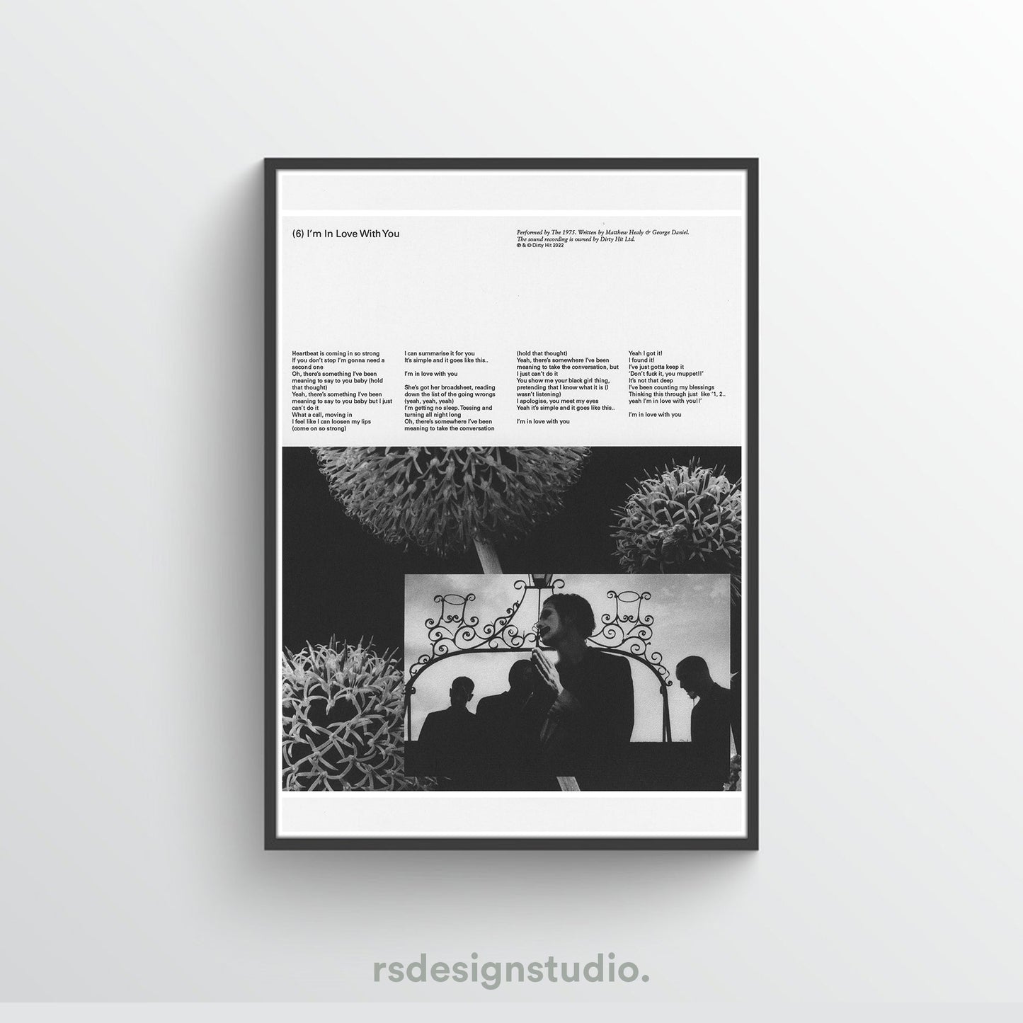 The 1975 Being Funny In A Foreign Language (I'm In Love With You) Poster