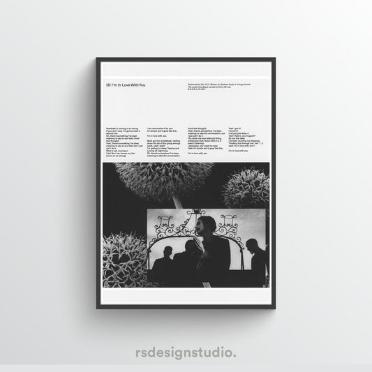 The 1975 Being Funny In A Foreign Language (I'm In Love With You) Poster