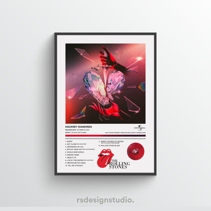 The Rolling Stones HACKNEY DIAMONDS Album Poster