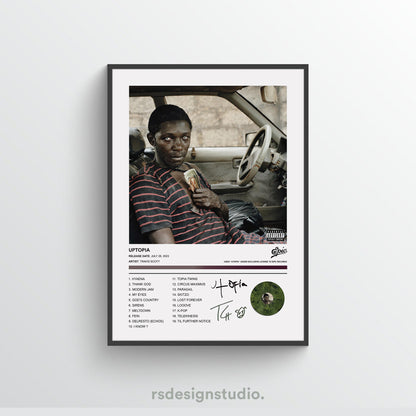 Travis Scott UTOPIA (ALT COVER) Album Poster