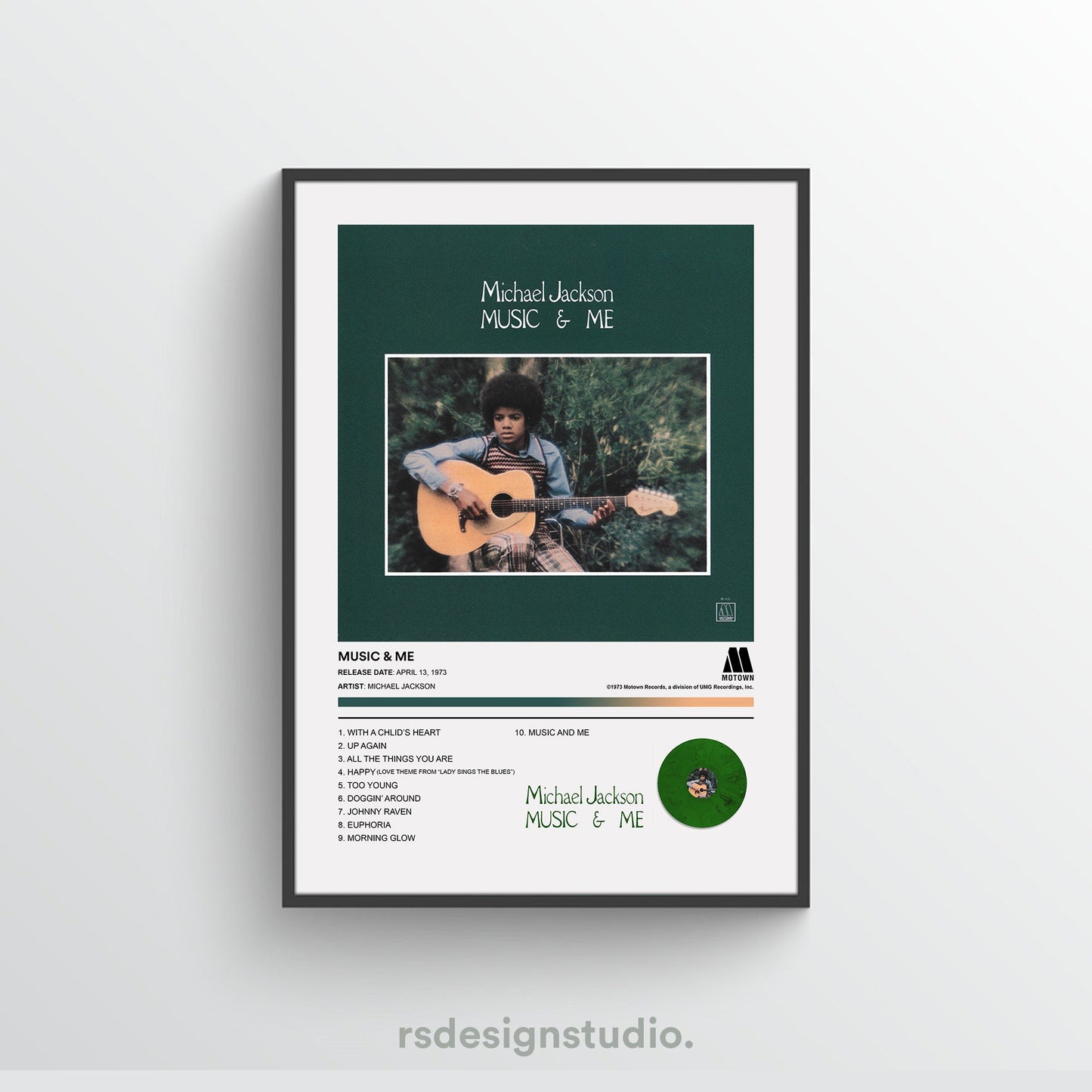 Michael Jackson MUSIC & ME Album Poster