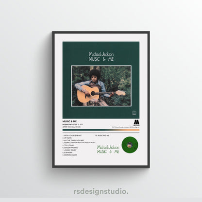 Michael Jackson MUSIC & ME Album Poster