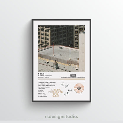 Arctic Monkeys The Car Album Poster