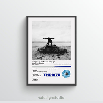The 1975 Being Funny In A Foreign Language Album Poster - rsdesignstudio