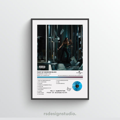 Holly Humberstone PAINT MY BEDROOM BLACK Album Poster
