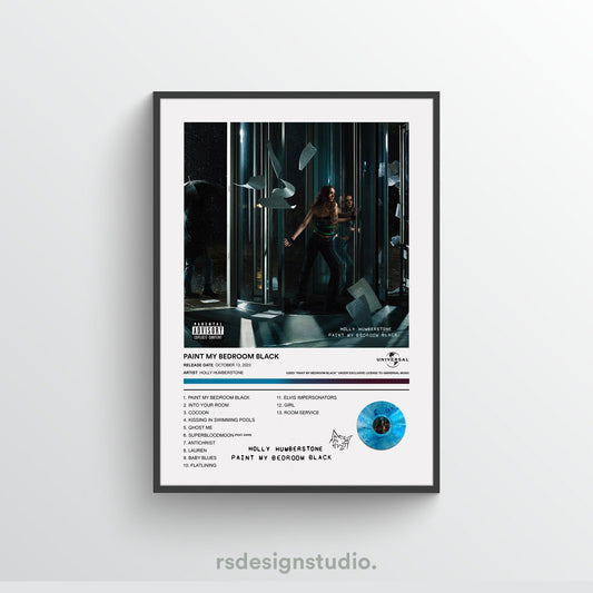 Holly Humberstone PAINT MY BEDROOM BLACK Album Poster