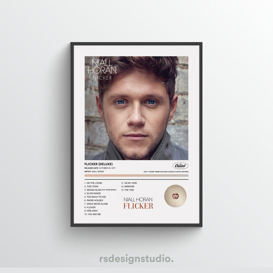 Niall Horan FLICKER Album Poster