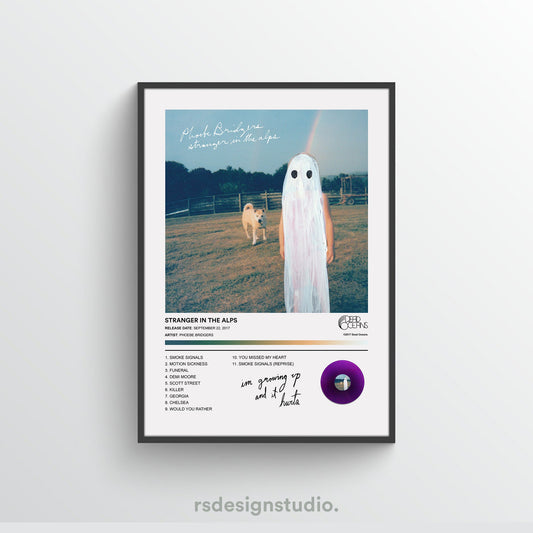 Phoebe Bridgers STRANGER IN THE ALPS Album Poster