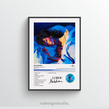 Lorde MELODRAMA Album Poster